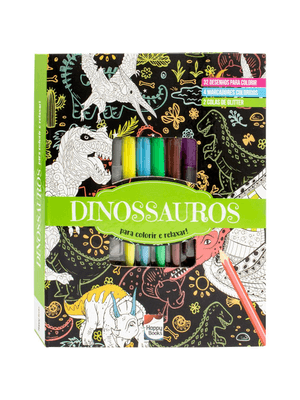 Meu Superlivro Brilhante de Arteterapia! Dinossauros