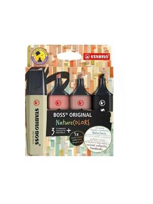 Marca Texto Stabilo Boss 70/4-2-3 Nature Colors C/04 - 5.7409
