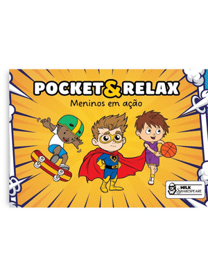 Pocket & Relax – Meninos em Ação: Livro de Colorir