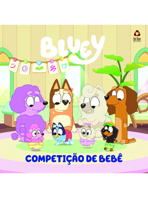 Bluey Livro de História - Competição de Bebê
