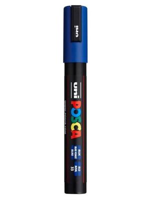 Marcador Posca C-5M Azul Marinho Bl C/1  - 5.8446