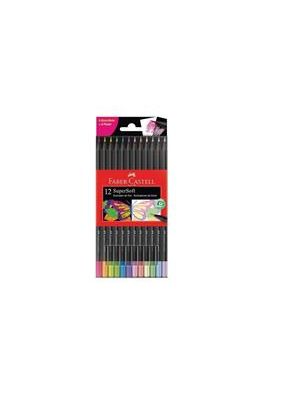Lapis de Cor Faber-Castell Supersoft 6 Neon + 6 Pastel -120712Softnp