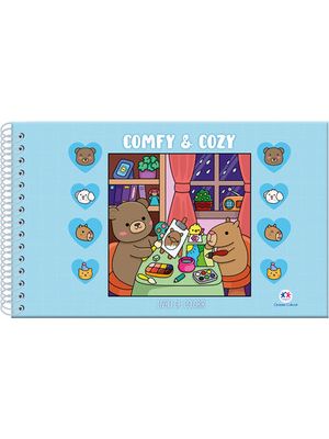 Comfy and Cozy Blue - para Colorir
