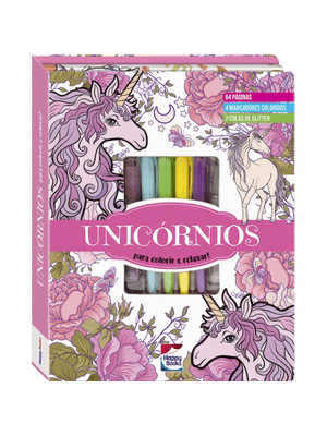 Meu Superlivro Brilhante de Arteterapia! Unicórnios