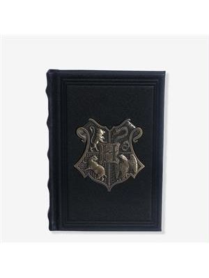 Caderno de Anotações C/Aplique Brasão Metal Hogwarts - 10072966