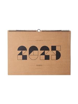 Calendario de Parede A3 Ciceros 2025 Kraft
