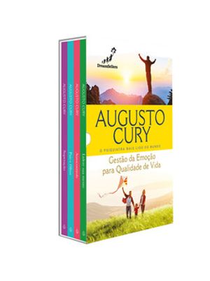 Box Augusto Cury - Gestão da Emoção para Qualidade de Vida com 4 Marcadores de Página