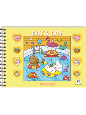 Cute and Cozy Yellow - Livro de Colorir