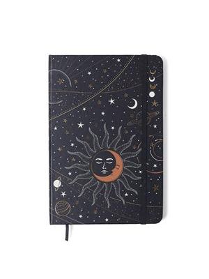 Caderneta Ciceros Astral Pautado 14X21 Eclipse Preto