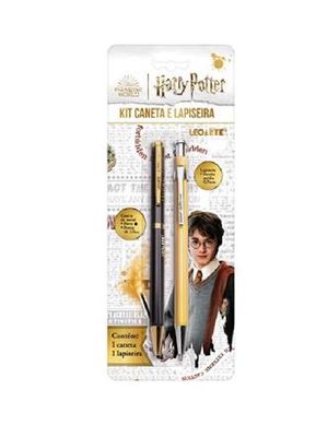 Kit Office Caneta Preta e Lapiseira Harry Potter - 79642
