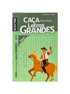 Scottini Caça-Palavras Letras Grandes (32P) N.2010 (Fácil)