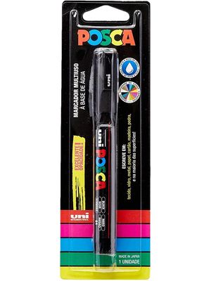 Marcador Posca Pc-5M/1 Ponta 2,5Mm Preta - Blister - 7.5001