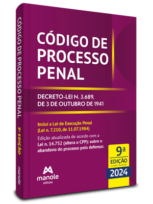 Código de Processo Penal: Decreto-Lei N. 3.689, de 3 de Outubro de 1941
