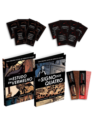 Combo Sherlock Holmes - Hqs Inéditas: Sherlock Holmes: o Signo dos Quatro / Sherlock Holmes: Um Estu