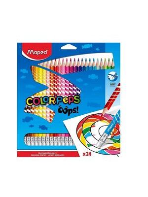 Lápis de Cor Apagavel Colorpeps Oops 24 Cores