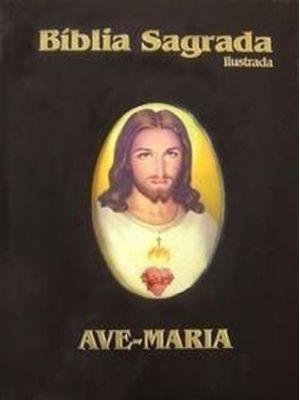 Bíblia Ilustrada Luxo - Grande - Preta