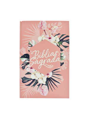 Bíblia Acf, Soft Touch, Capa Dura, Floral, Leitura Perfeita