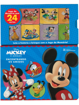 Mickey e Amigos – Encontrando os Amigos: Livro + Jogo da Memória