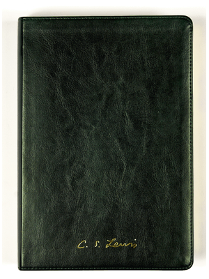 Bíblia C.S. Lewis Naa, Couro-Soft Verde, Leitura Perfeita