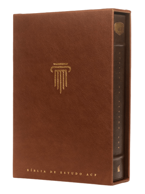 Bíblia de Estudo Acf, Couro-Soft Marrom | com Comentários da King James Study Bible