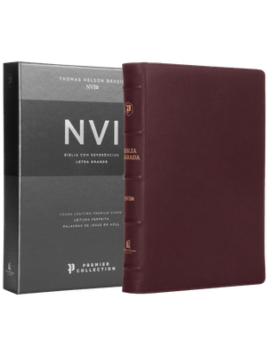 Bíblia Sagrada Nvi Premier Collection, Capa Vinho