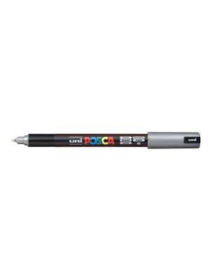 Marcador Posca Pc-1Mr Type 0,7Mm Prata Bl - 45.7383