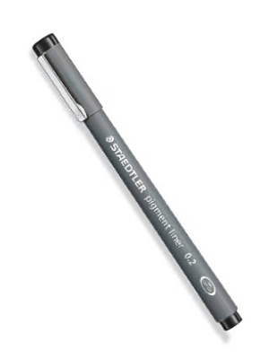 Caneta Fineliner Pigment Liner 0.2Mm Pto - 308 02-9 04