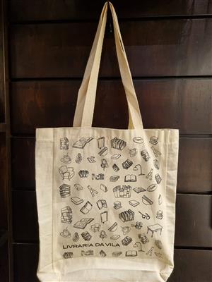 Ecobag Livraria da Vila - Algodão Cru