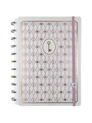 Caderno Ci Isa Akkari Rose Key - Médio
