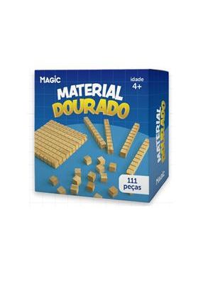 Material Dourado C 111 Pcs Madeira