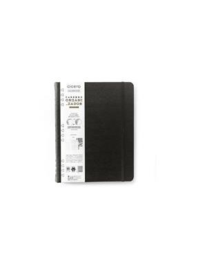 Caderno Organizador Duo Clássica Pautado & Pontado 17X24 Preta