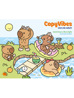 Capyvibes: Livro de Colorir