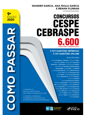 Como Passar em Concursos Cespe / Cebraspe - 6.600 Questões Comentadas