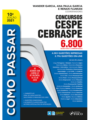 Como Passar em Concursos Cespe / Cebraspe - 6.800 Questões Comentadas