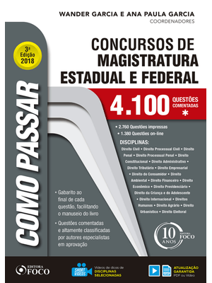 Como Passar em Concursos de Magistratura Estadual e Federal - 4.100 Questões - 3ª Edição