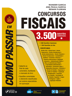 Como Passar em Concursos Fiscais - 5ª Edição - 2019