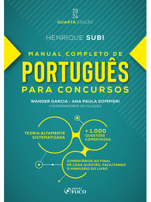 Manual Completo de Português para Concursos - 4ª Ed - 2024