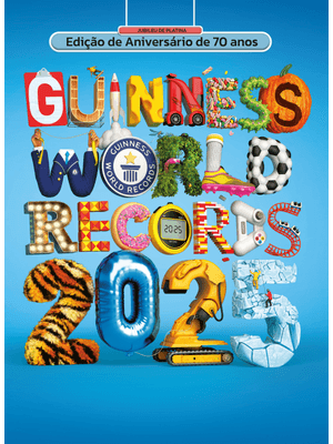 Guinness World Records 2025 – Edição de Aniversário de 70 Anos do Maior Livro de Recordes do Mundo