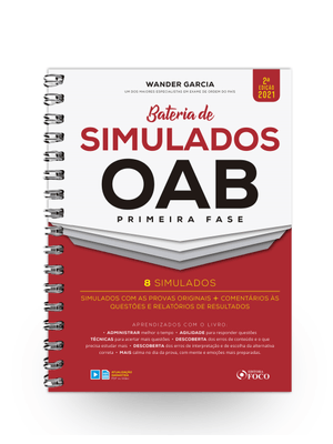 Bateria de Simulados Oab 1ª Fase - 2ª Ed - 2021