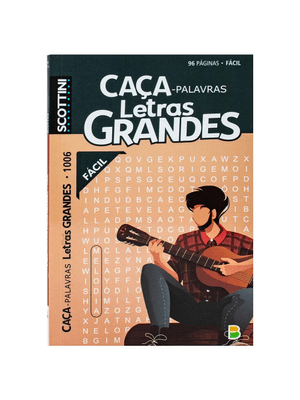 Scottini Caça-Palavras Letras Grandes (96P) N.1006 (Fácil)
