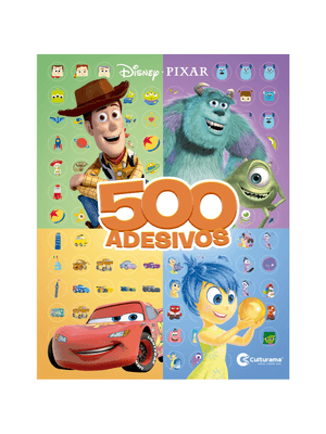 500 Adesivos Disney Pixar