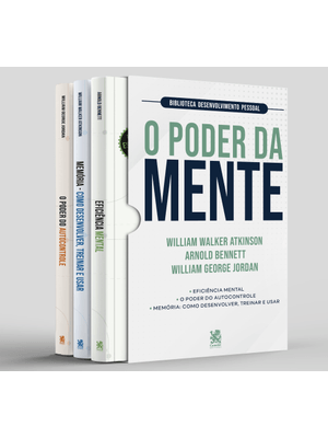 Biblioteca Desenvolvimento Pessoal: o Poder da Mente - Box com 3 Livros