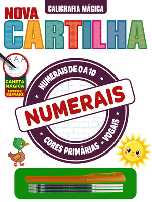 Coleção Nova Cartilha de Caligrafia - Alfabetização em Construção - Numerais de 0 À 10