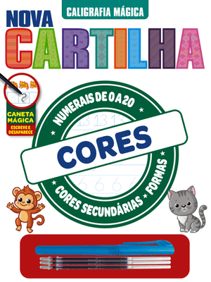 Coleção Nova Cartilha de Caligrafia - Alfabetização em Construção - Numerais de 0 À 20