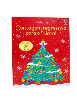 Contagem Regressiva para o Natal: Box com 24 Livros de 24 Páginas Cada