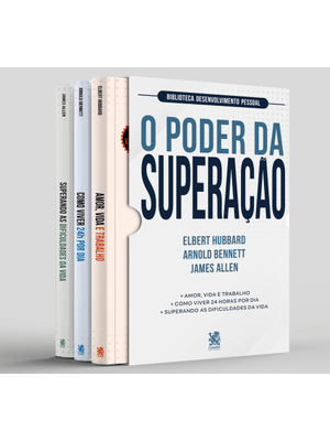 Biblioteca Desenvolvimento Pessoal: o Poder da Superação - Box com 3 Livros