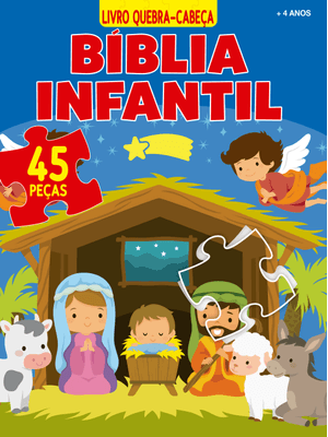 Bíblia Infantil Livro Quebra-Cabeça