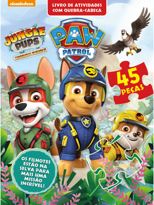 Patrulha Canina Livro de Atividades com Quebra-Cabeça