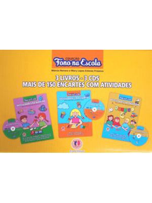 Fono na Escola: 3 Livros + 3 Cds