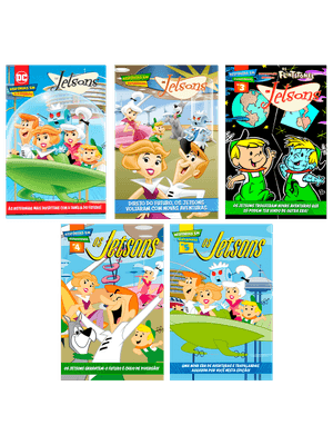 Combo Quadrinhos os Jetsons - Kit com 5 Quadrinhos